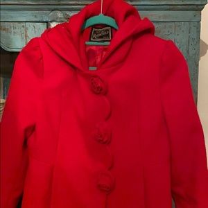 Rothschild size 14 red coat